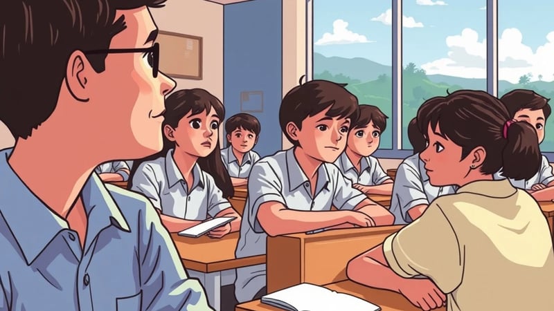 Ilustración editorial: Desafíos en la educación colombiana