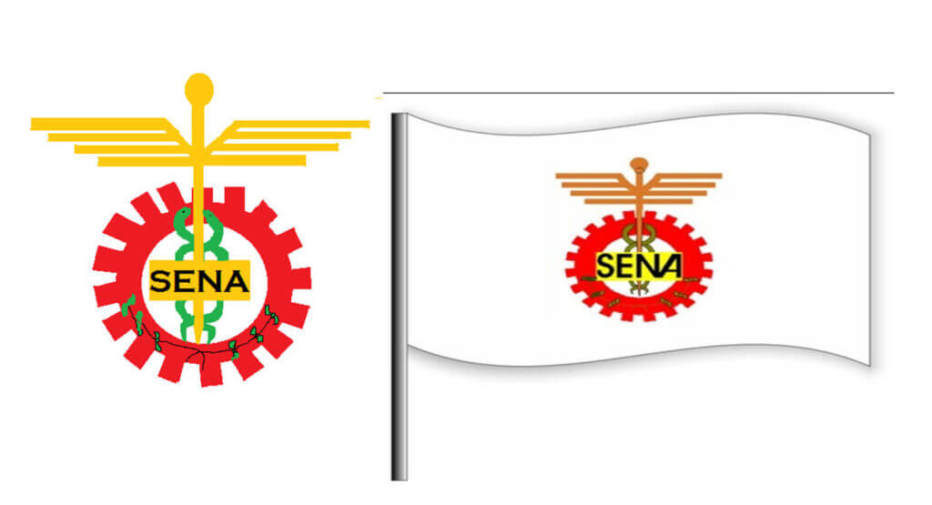 Escudo y bandera del Sena